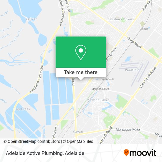 Mapa Adelaide Active Plumbing