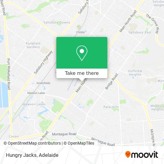 Hungry Jacks map