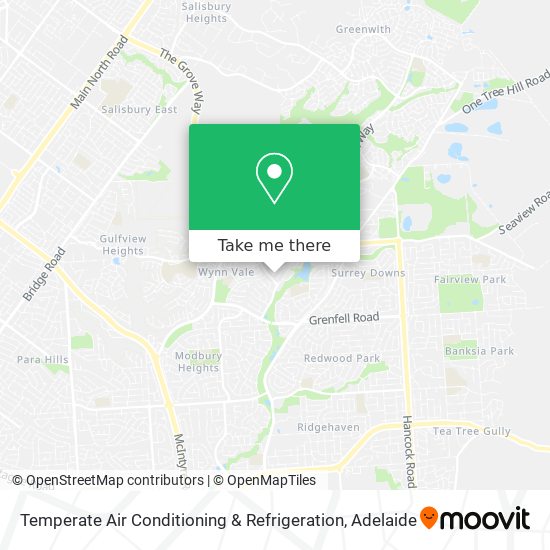 Mapa Temperate Air Conditioning & Refrigeration