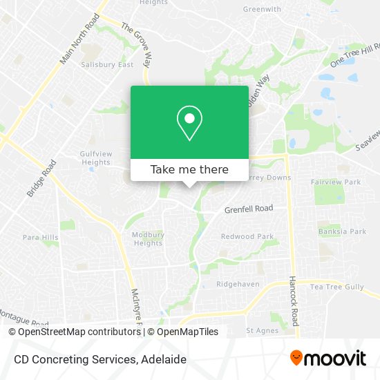 CD Concreting Services map