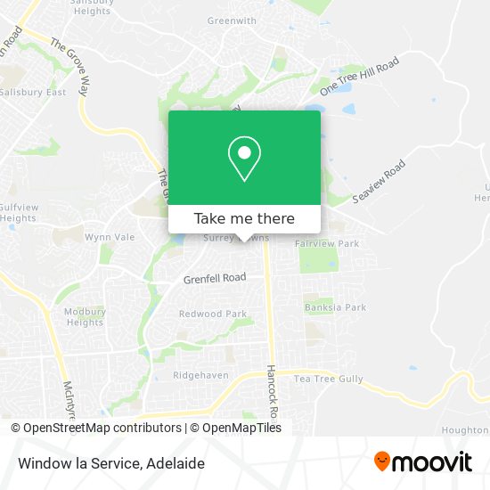 Window la Service map