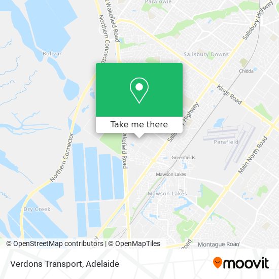 Verdons Transport map