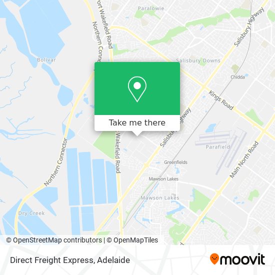 Direct Freight Express map