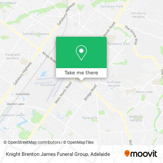 Mapa Knight Brenton James Funeral Group