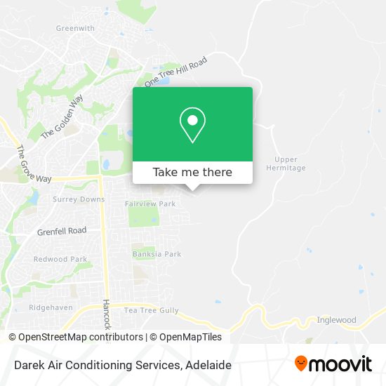 Darek Air Conditioning Services map