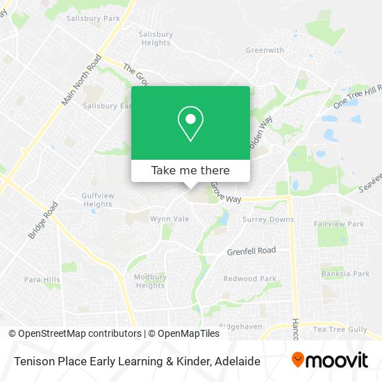 Tenison Place Early Learning & Kinder map