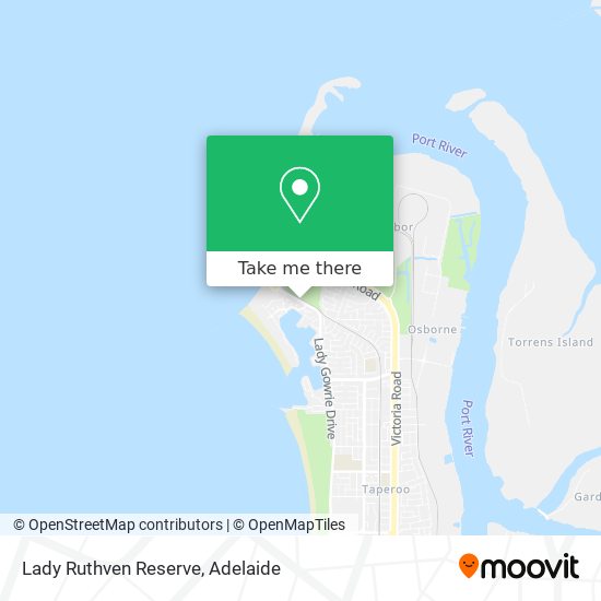 Mapa Lady Ruthven Reserve
