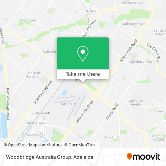 Mapa Woodbridge Australia Group