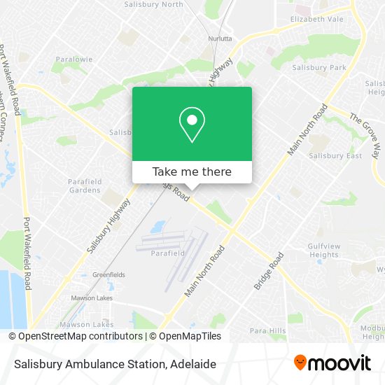 Salisbury Ambulance Station map