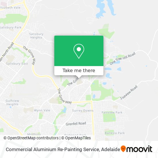 Commercial Aluminium Re-Painting Service map