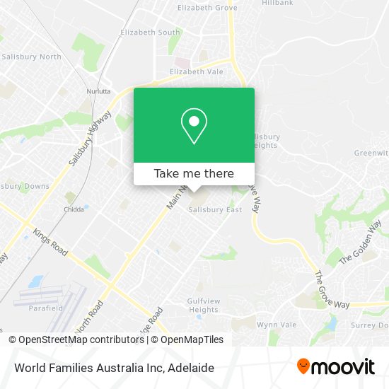 Mapa World Families Australia Inc