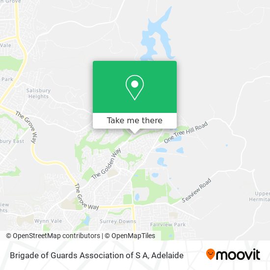 Brigade of Guards Association of S A map