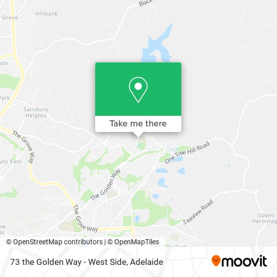 73 the Golden Way - West Side map