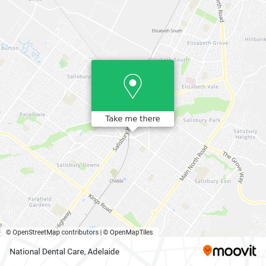 National Dental Care map