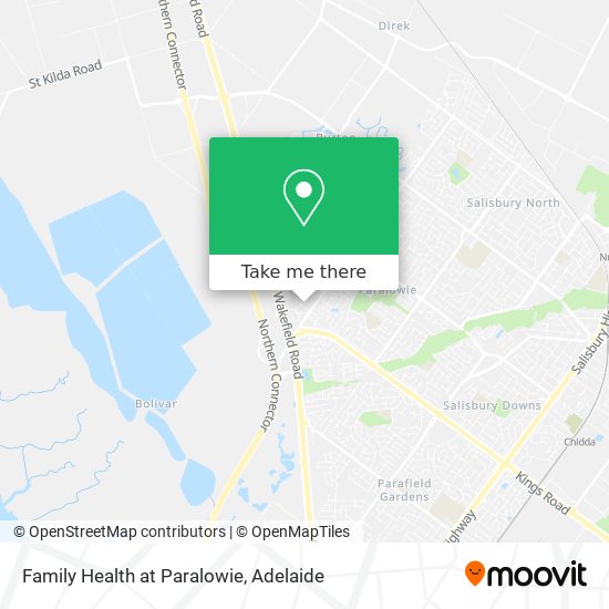 Family Health at Paralowie map
