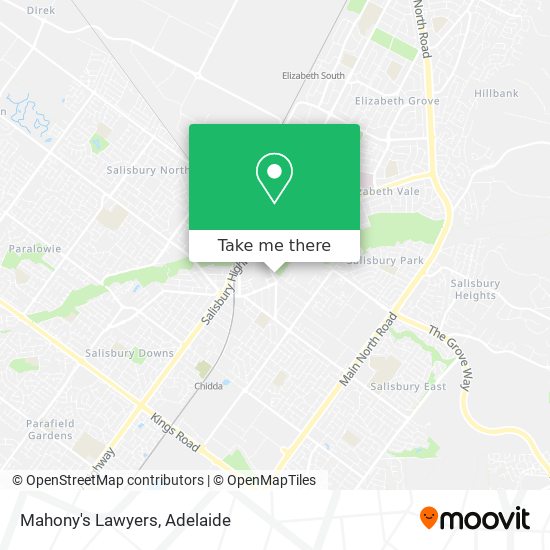 Mahony's Lawyers map