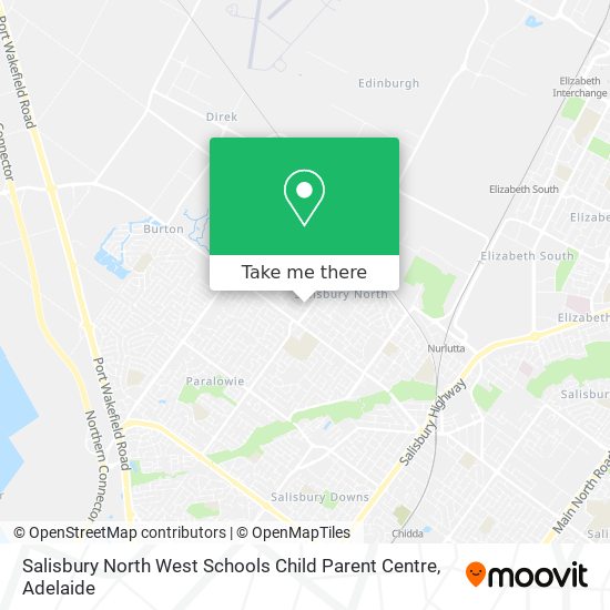 Salisbury North West Schools Child Parent Centre map