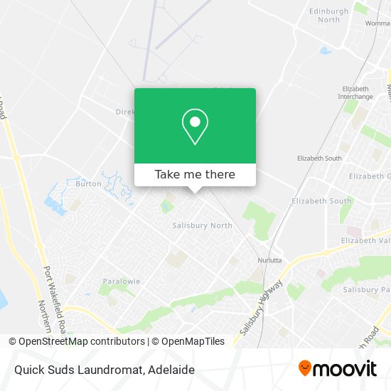 Mapa Quick Suds Laundromat