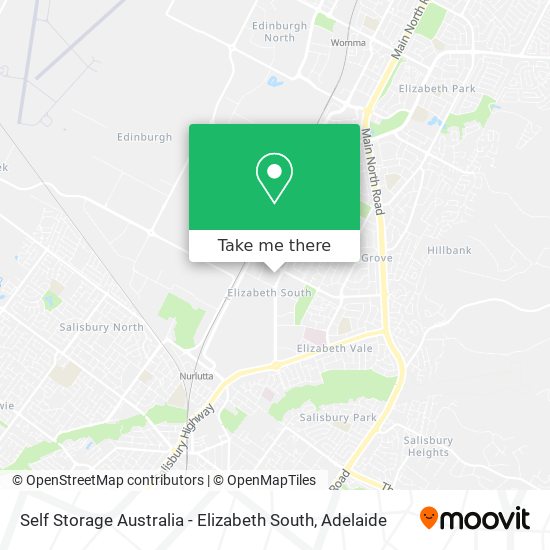 Self Storage Australia - Elizabeth South map