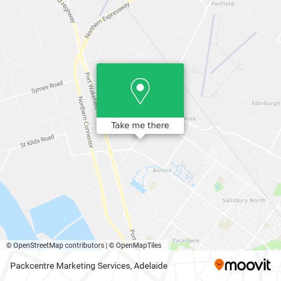 Packcentre Marketing Services map