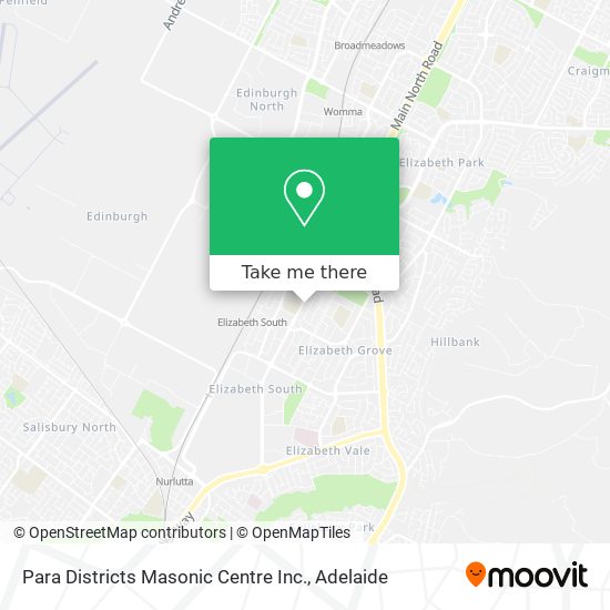 Para Districts Masonic Centre Inc. map