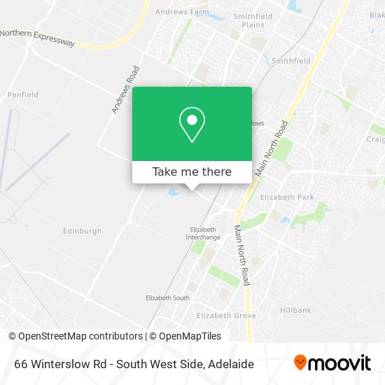 66 Winterslow Rd - South West Side map