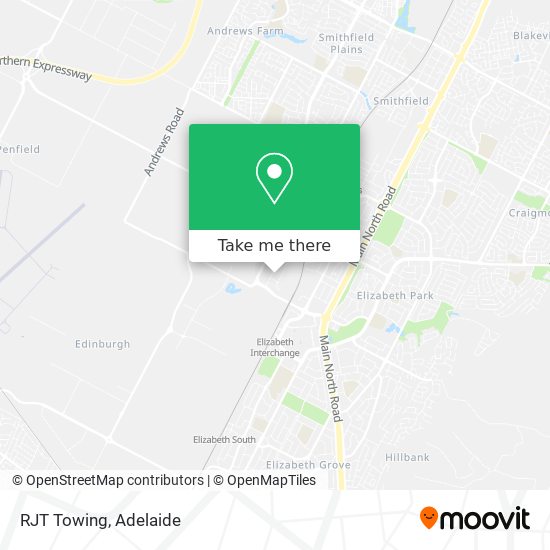 Mapa RJT Towing