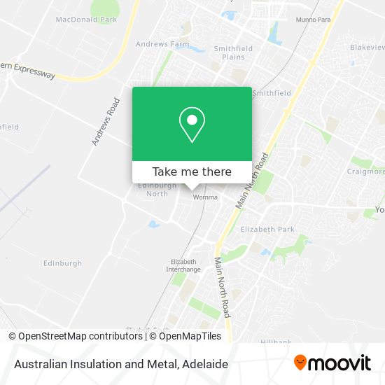 Australian Insulation and Metal map