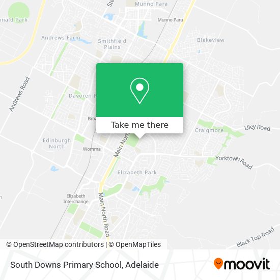 South Downs Primary School map