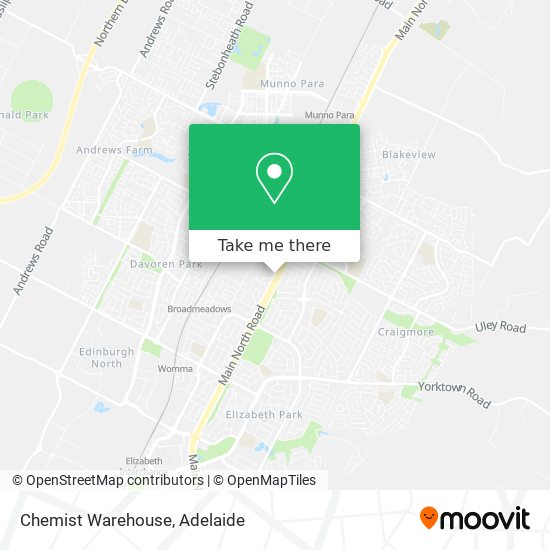 Chemist Warehouse map