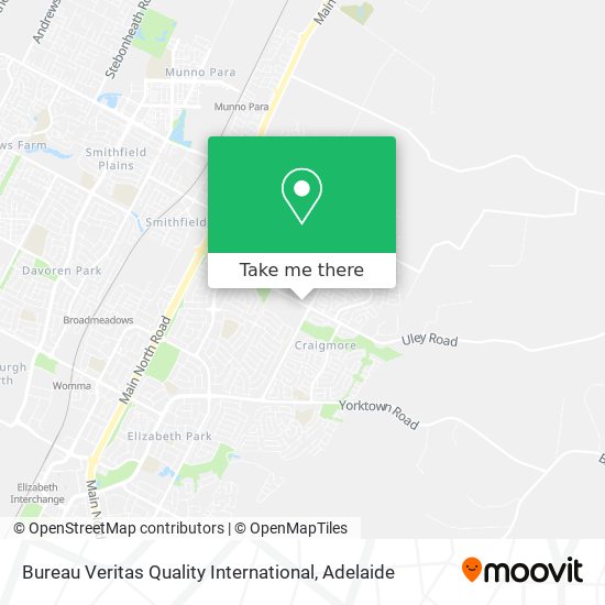 Bureau Veritas Quality International map