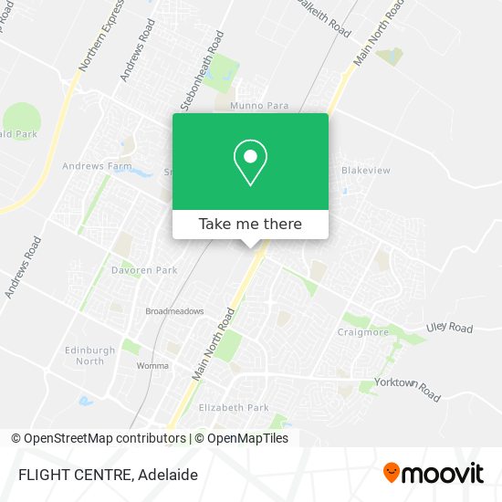 FLIGHT CENTRE map