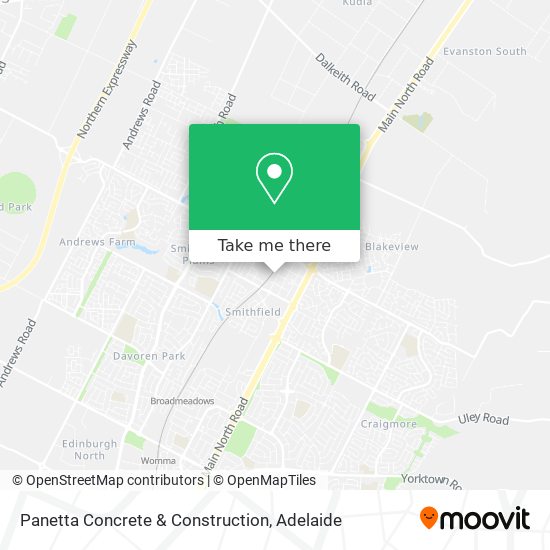 Panetta Concrete & Construction map