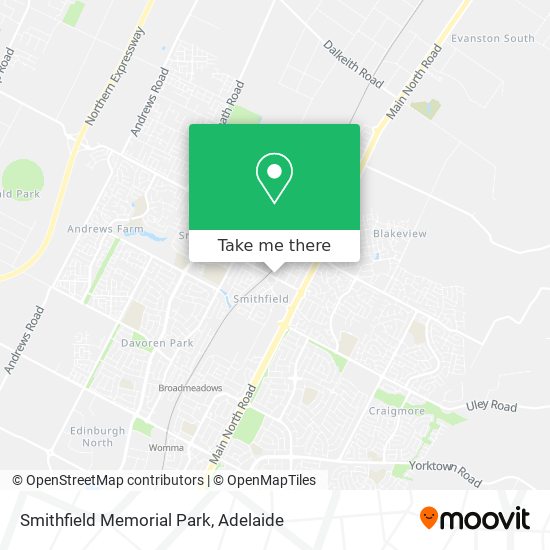Mapa Smithfield Memorial Park