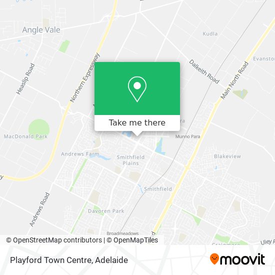 Playford Town Centre map