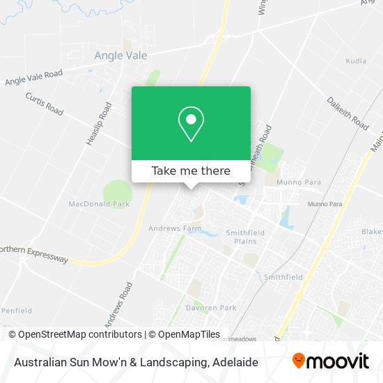 Australian Sun Mow'n & Landscaping map