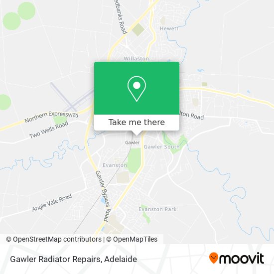 Gawler Radiator Repairs map