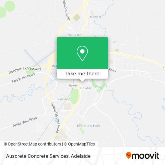 Auscrete Concrete Services map