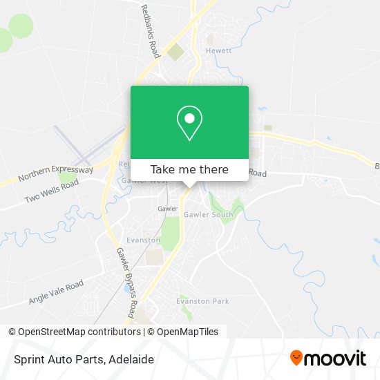 Sprint Auto Parts map