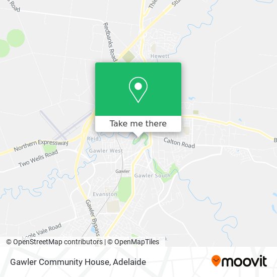 Gawler Community House map
