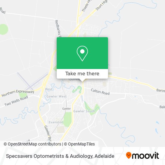 Specsavers Optometrists & Audiology map