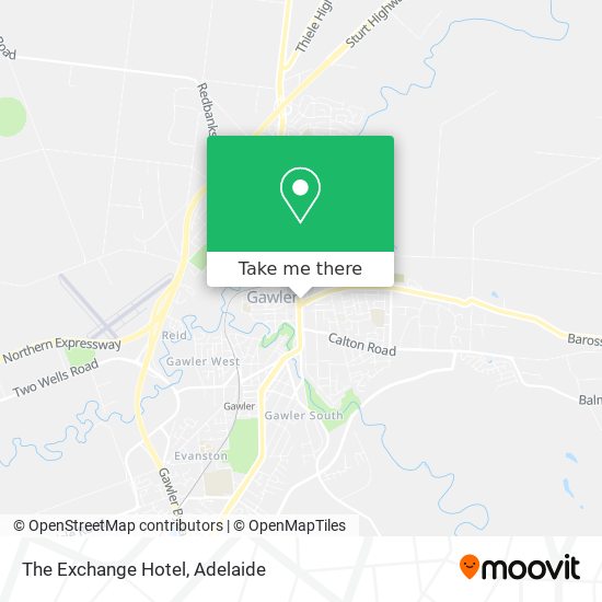 The Exchange Hotel map