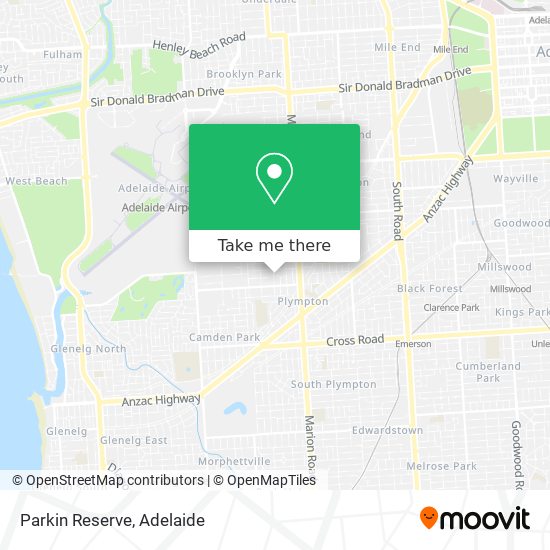 Parkin Reserve map