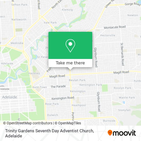 Trinity Gardens Seventh Day Adventist Church map