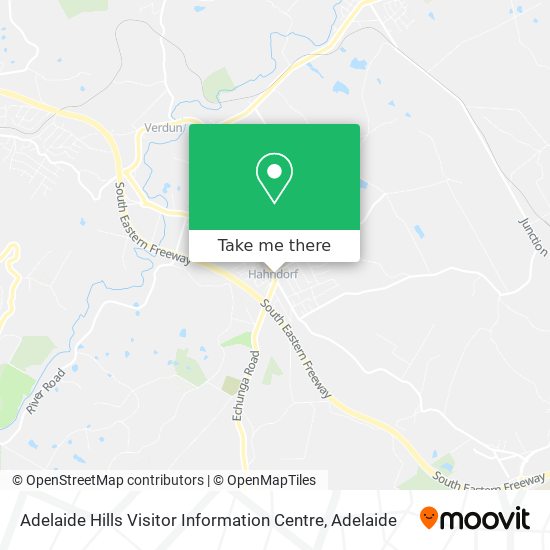 Adelaide Hills Visitor Information Centre map