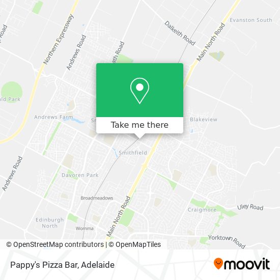 Mapa Pappy's Pizza Bar