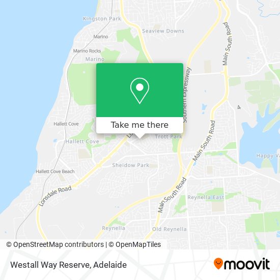 Mapa Westall Way Reserve