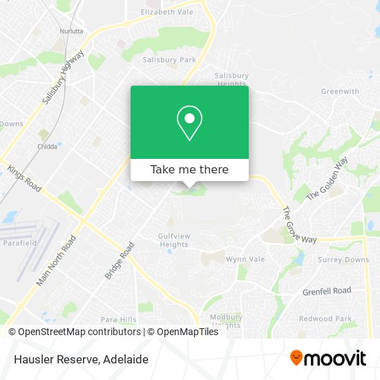 Hausler Reserve map