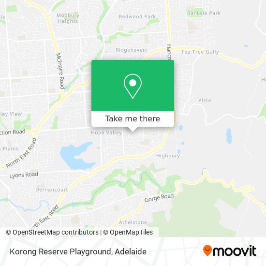 Mapa Korong Reserve Playground