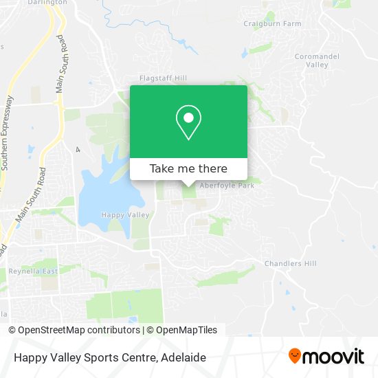 Mapa Happy Valley Sports Centre